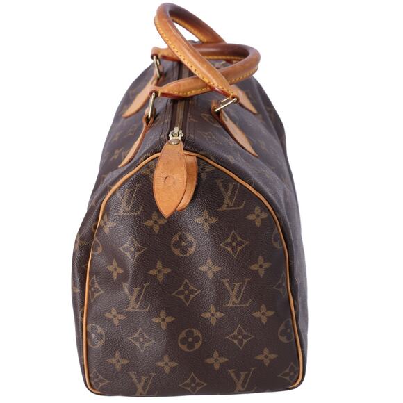 Louis Vuitton Speedy 30 Monogram Duffle Handbag M41526 Canvas - Picture 2 of 8